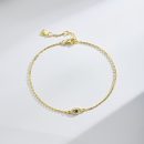 Cubic Zirconia 18K Gold Plated Bracelet