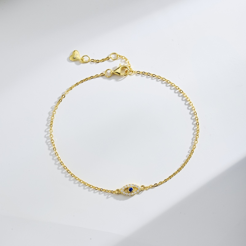 Cubic Zirconia 18K Gold Plated Bracelet