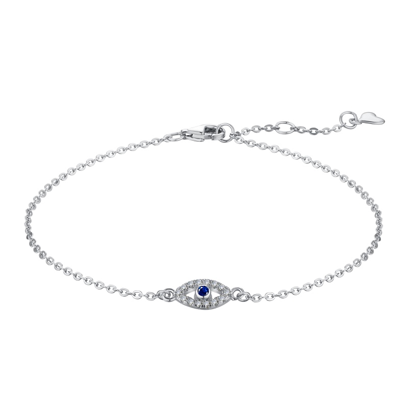 925 Sterling Silver Cubic Zirconia Bracelet