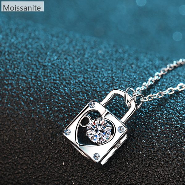 [Moissanite] 925 Sterling Silver Necklace