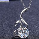 [Moissanite] 925 Sterling Silver Necklace