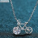 [Moissanite] 925 Sterling Silver Necklace