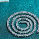 [Moissanite] 925 Sterling Silver Necklace