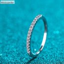 Moissanite 925 Sterling Silver Ring