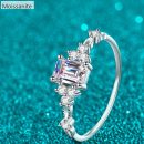 Moissanite 925 Sterling Silver Ring