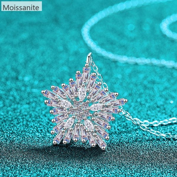Moissanite 925 Sterling Silver Necklace