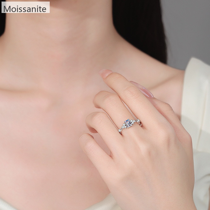 Moissanite 925 Sterling Silver Ring - Image 3