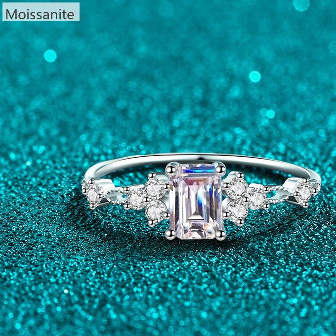 Moissanite 925 Sterling Silver Ring - Image 5